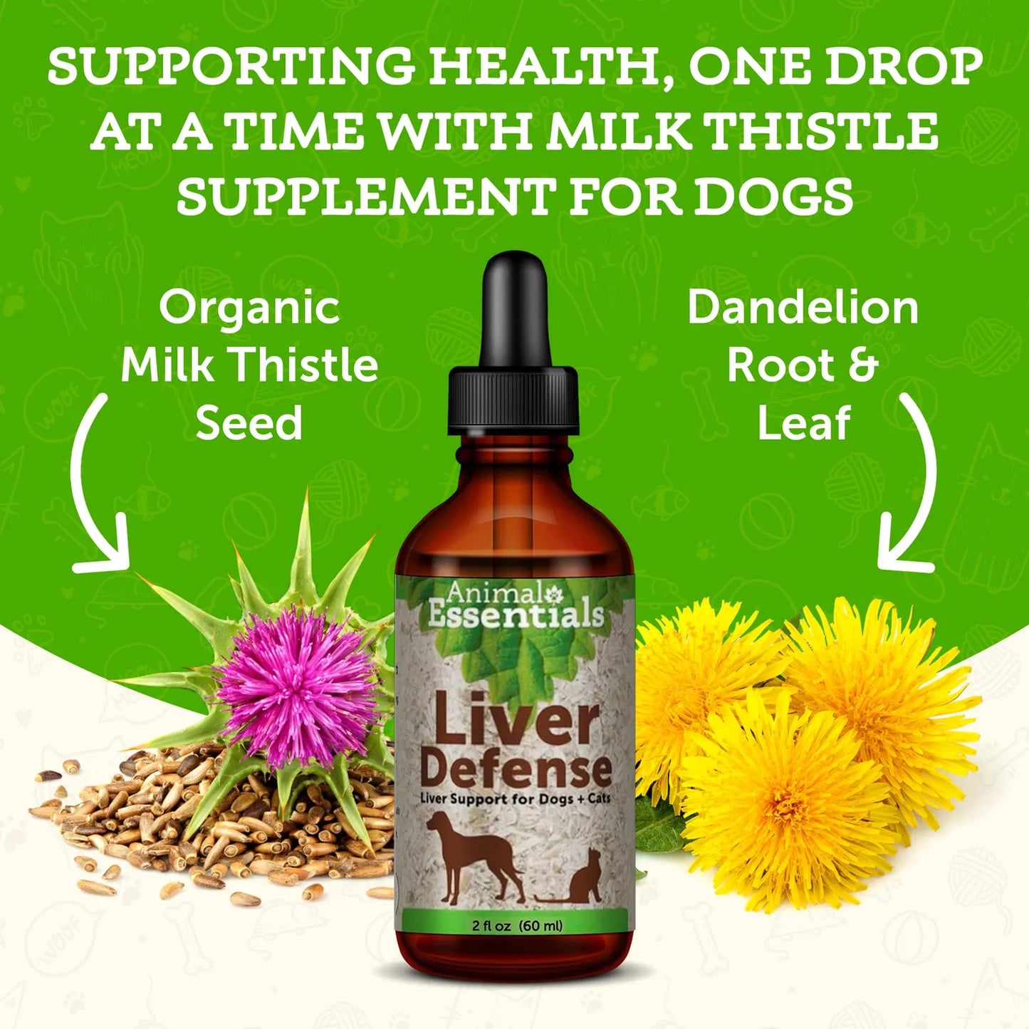 Liver Defense Soporte Hepático Para Perros Y Gatos 60ml Promueve Función Hepática Saludable