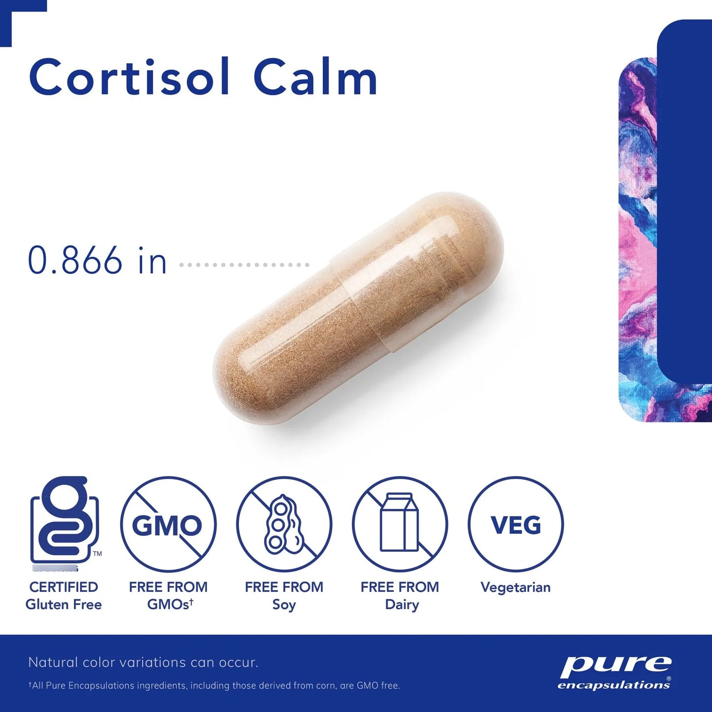 Cortisol Calm Suplemento Para Manejo Del Estrés Y Sueño Reparador Con Ashwagandha Y L Teanina 60 Cápsulas