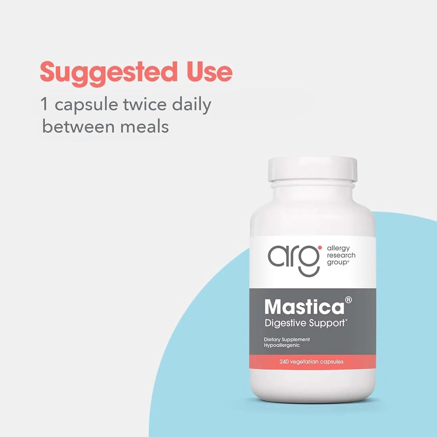 Mastica De Quios Hipoalergenica 240 Capsulas Salud Gastrointestinal Allergy Research Group