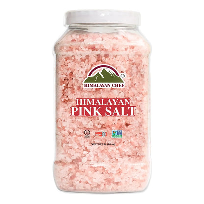 Sal Rosa Del Himalaya 2270g Grano Grueso Sin Omg Kosher Himalayan Chef