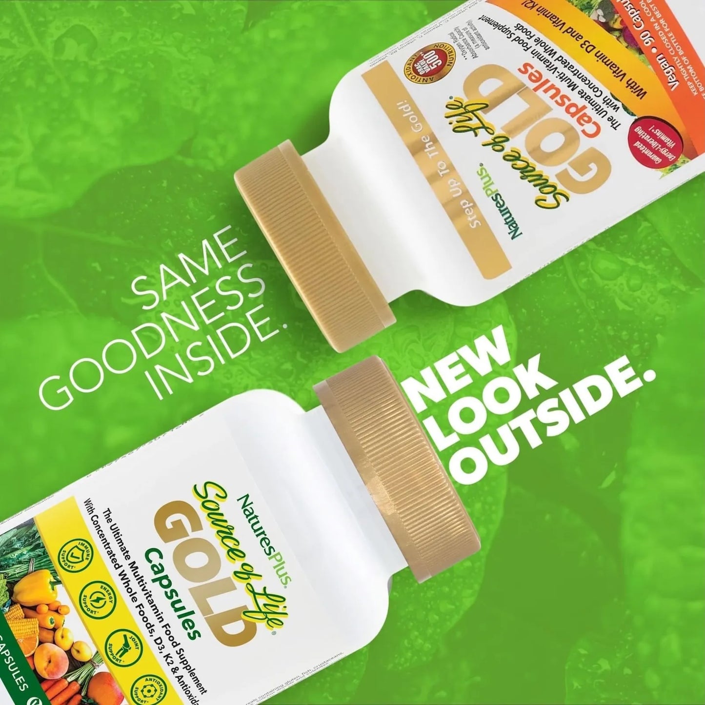 Source Of Life Gold Multivitamínico 90 Cápsulas Con Vitaminas D3 B12 K2