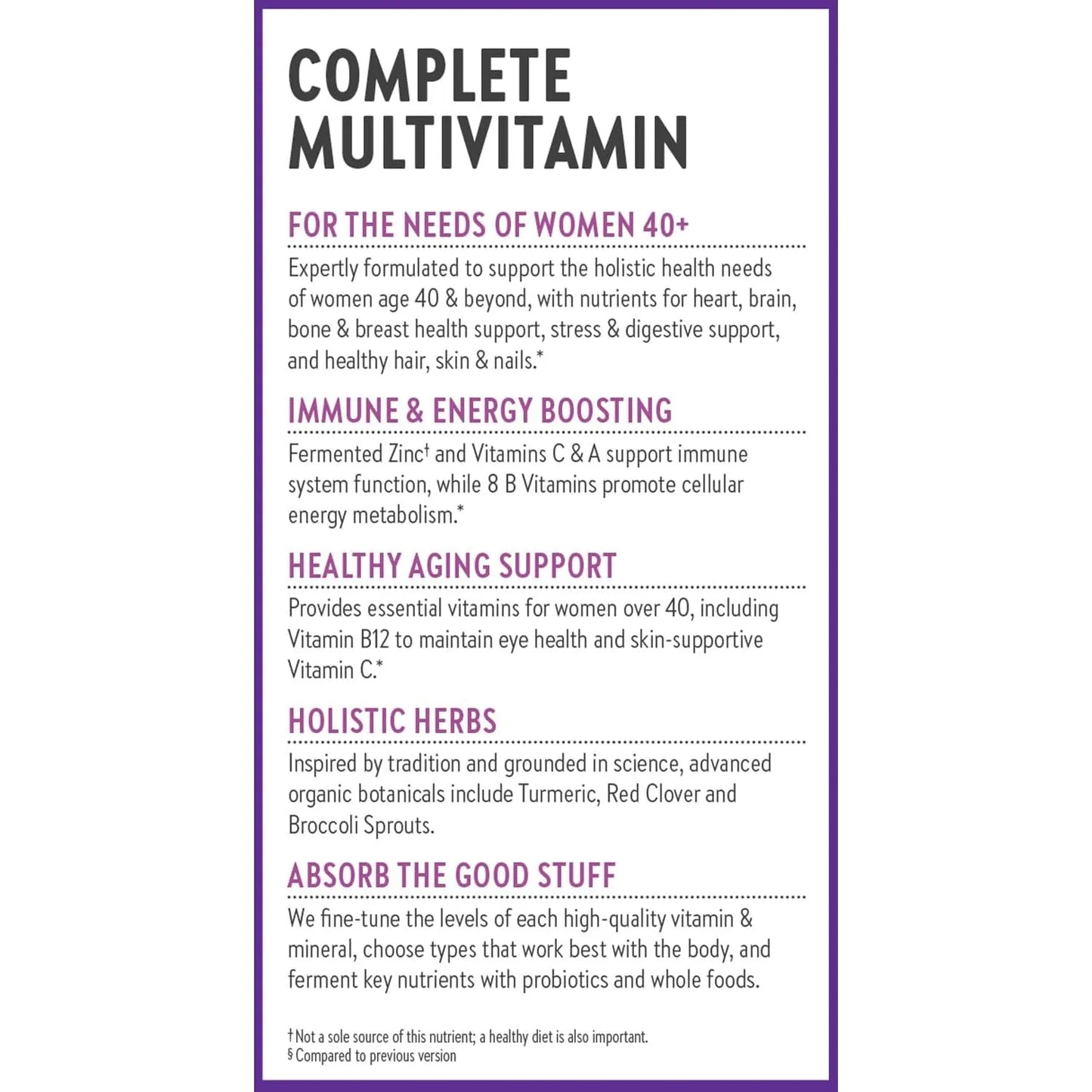 New Chapter Multivitaminas Probioticos Mujeres 40 96 Tab Nutricion Fermentada