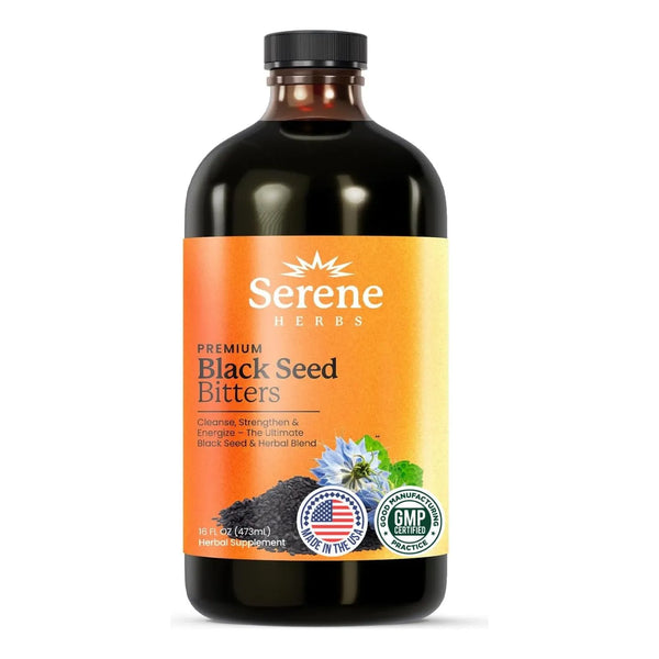 Black Seed Bitters Desintoxicación Herbal Con Cardo Mariano Y Moringa