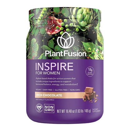 Proteina Vegetal Mujer Bajo Carbohidratos Apoyo Muscular Mag Chocolate Rico Inspire 1 Libra