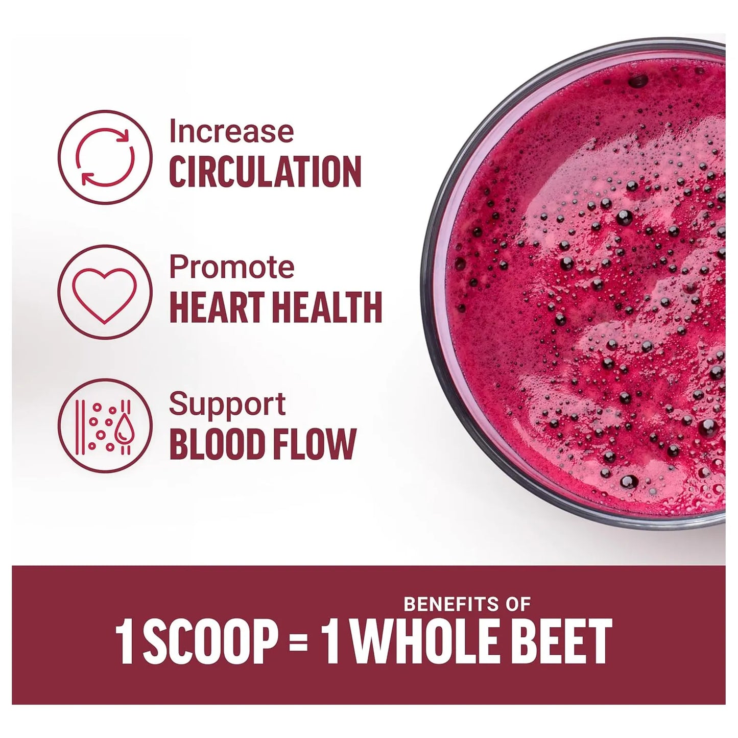 Polvo De Remolacha Orgánica Force Factor Total Beets Superalimento Nutrición Diaria 90 Porciones