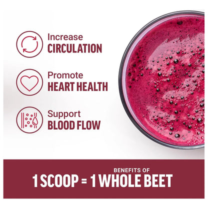 Polvo De Remolacha Orgánica Force Factor Total Beets Superalimento Nutrición Diaria 90 Porciones