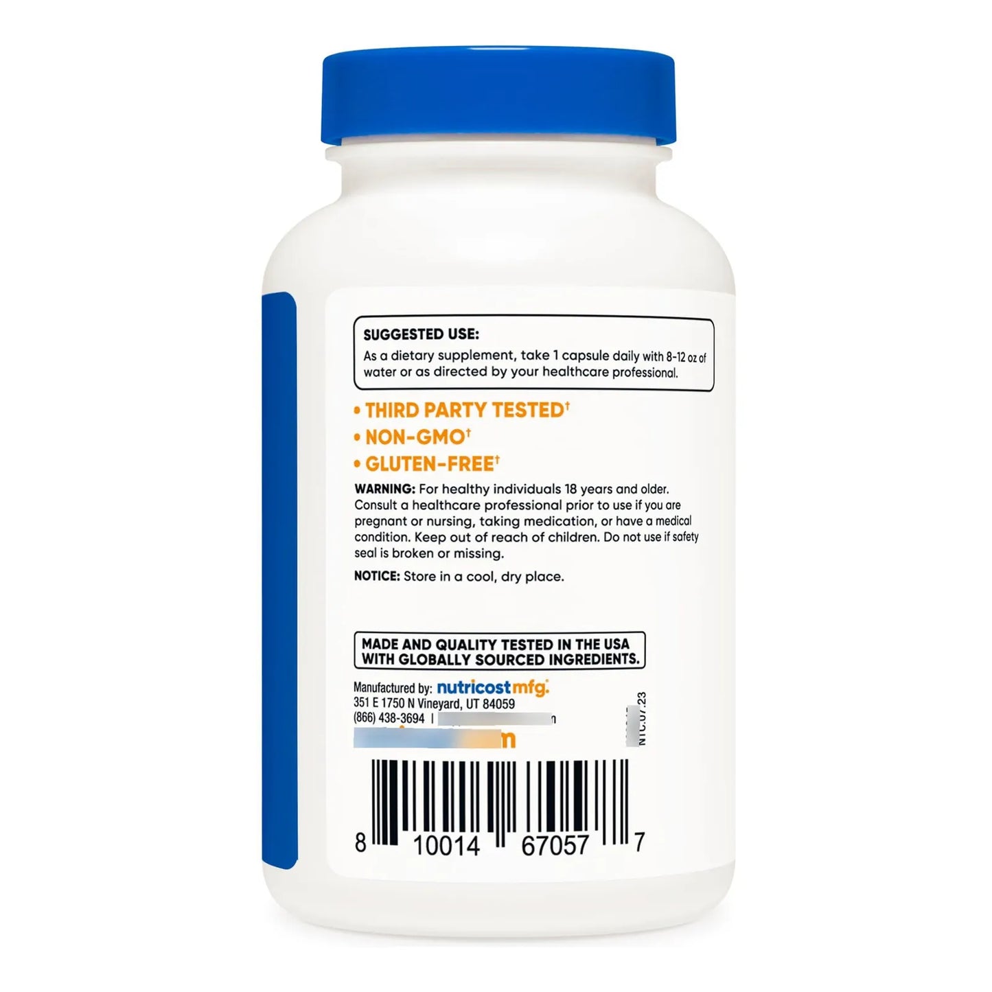 Extracto De Frijol Blanco 650 Mg 120 Cápsulas Vegetarianas Sin Gluten Y Sin Omg