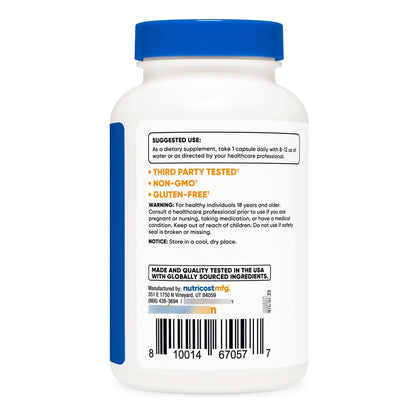 Extracto De Frijol Blanco 650 Mg 120 Cápsulas Vegetarianas Sin Gluten Y Sin Omg