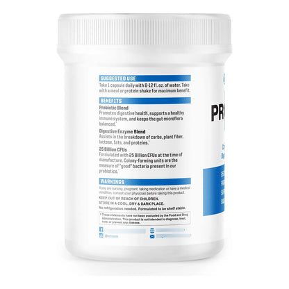 Suplemento Probiotico ProbioticX Para Salud Digestiva E Inmunologica 30 Capsulas