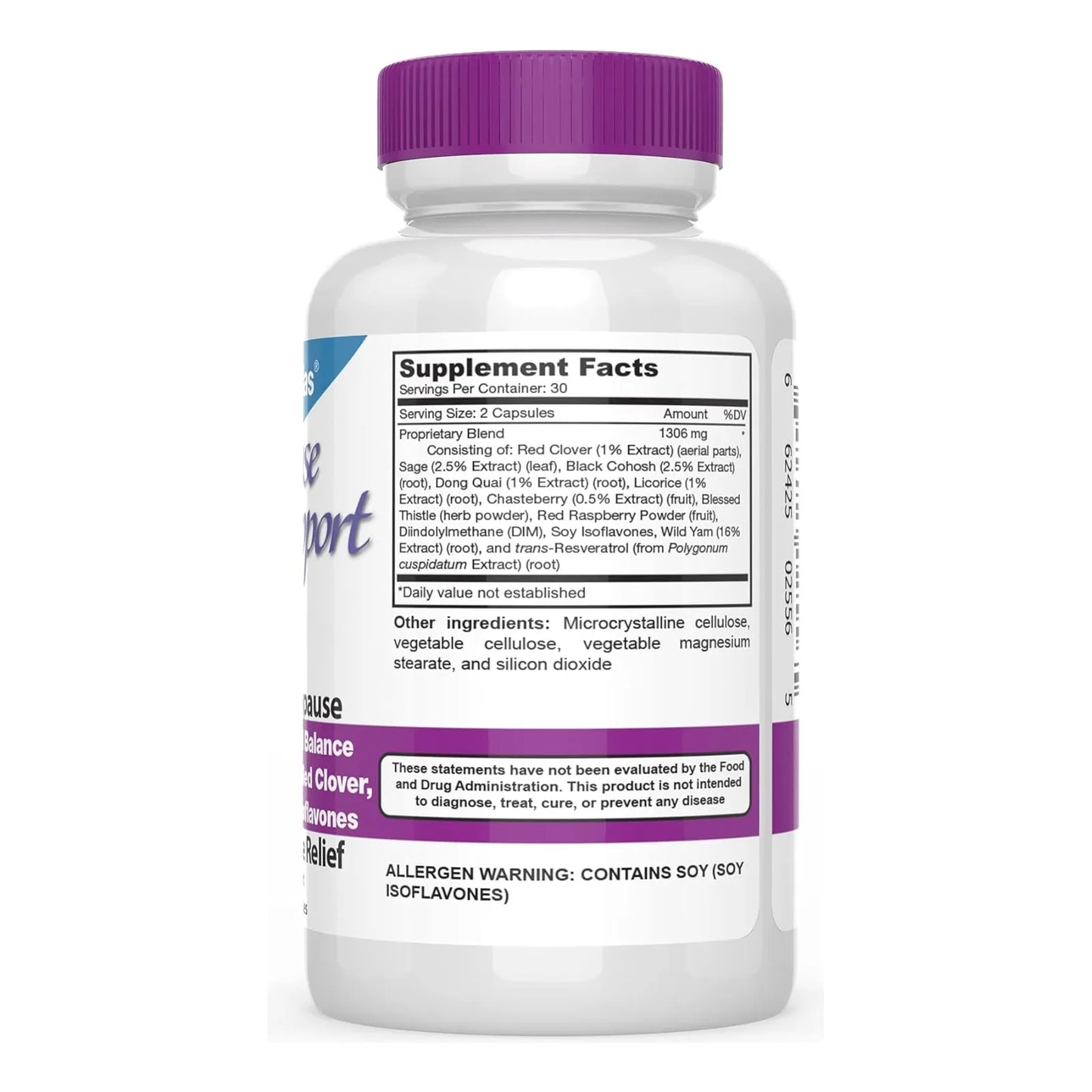 Capsulas Para Menopausia Alivio Sofocos Sudor Nocturno Apoyo Hormonal Vegetarianas