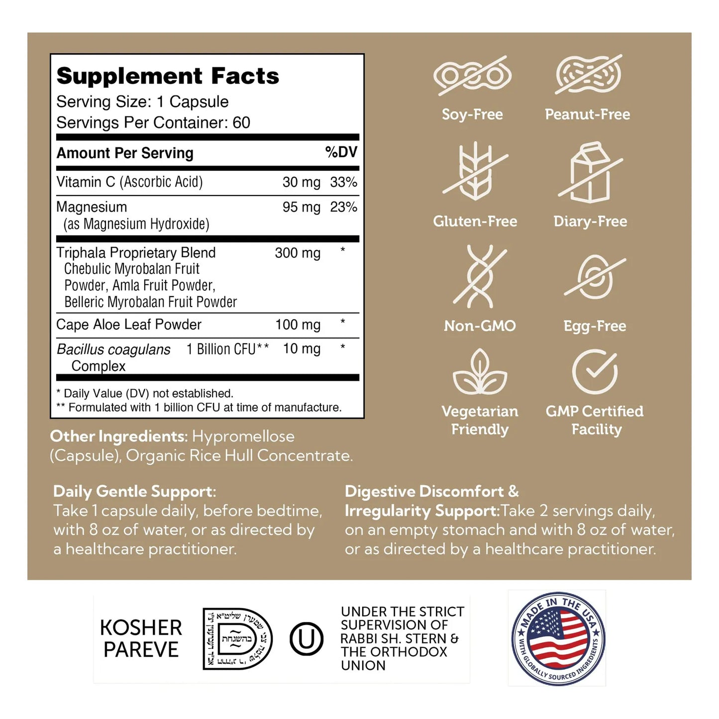 Limpieza Digestiva Y Desintoxicante 60 Capsulas Apoya Eliminacion Regular