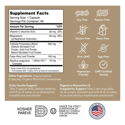 Limpieza Digestiva Y Desintoxicante 60 Capsulas Apoya Eliminacion Regular
