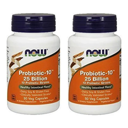 Probiótico 25 Millones UFC Ahora Foods 60 Cápsulas Salud Intestinal