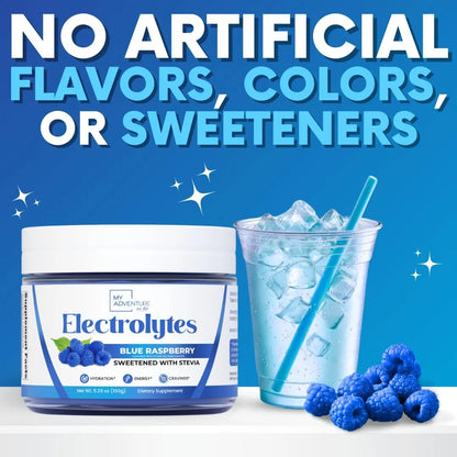 Polvo De Electrolitos Frambuesa Azul Zero Sugar Hidratacion Refrescante Somos Importaciones Gold