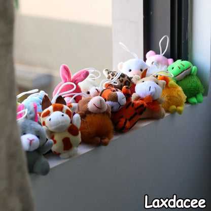 Juego De 32 Mini Peluches Lindos Incluye Laxdacee Verde Oscuro Diversión Y Aprendizaje