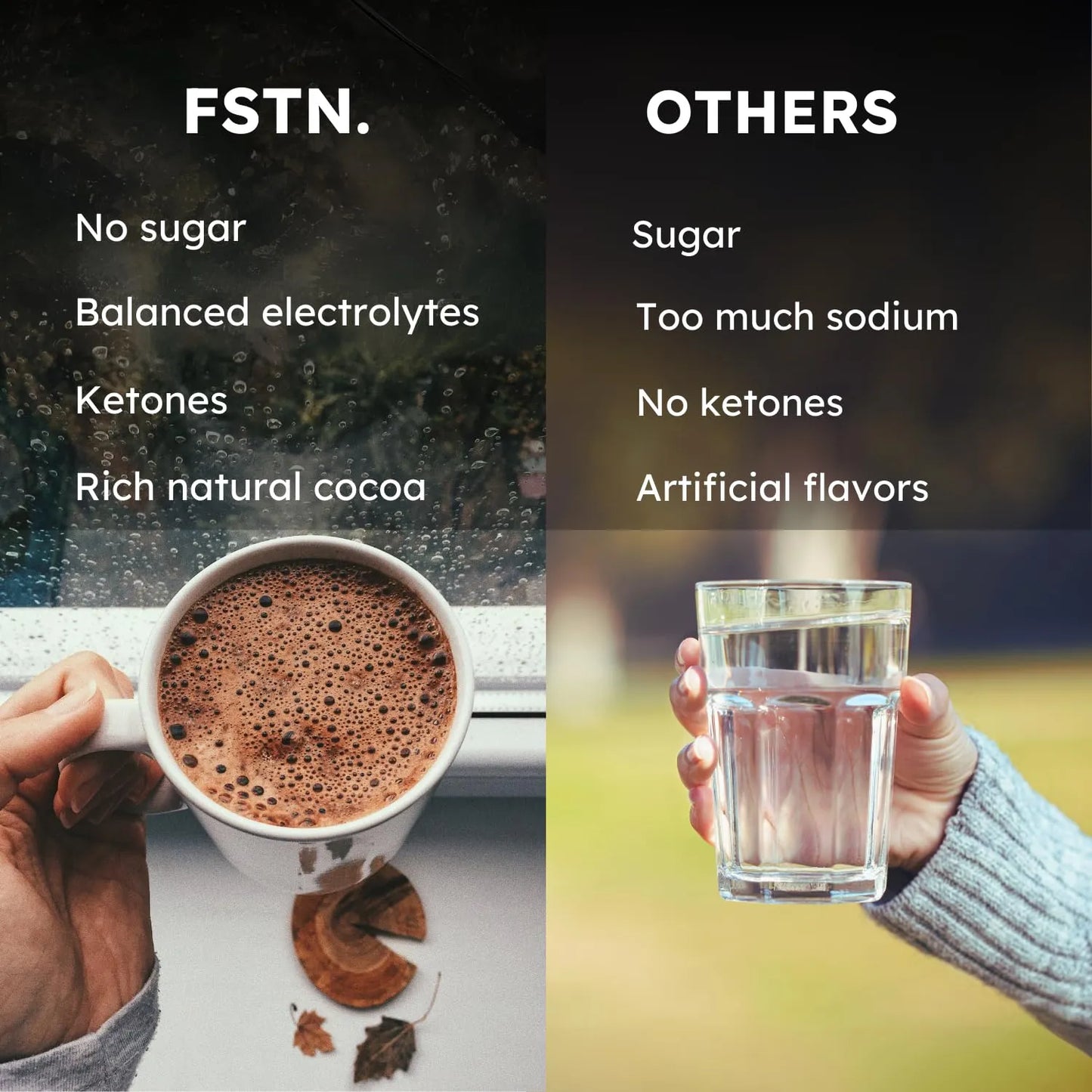 Bebida De Electrolitos Sabor Chocolate Sin Azúcar Con Cetonas Para Ayuno E Hidratación