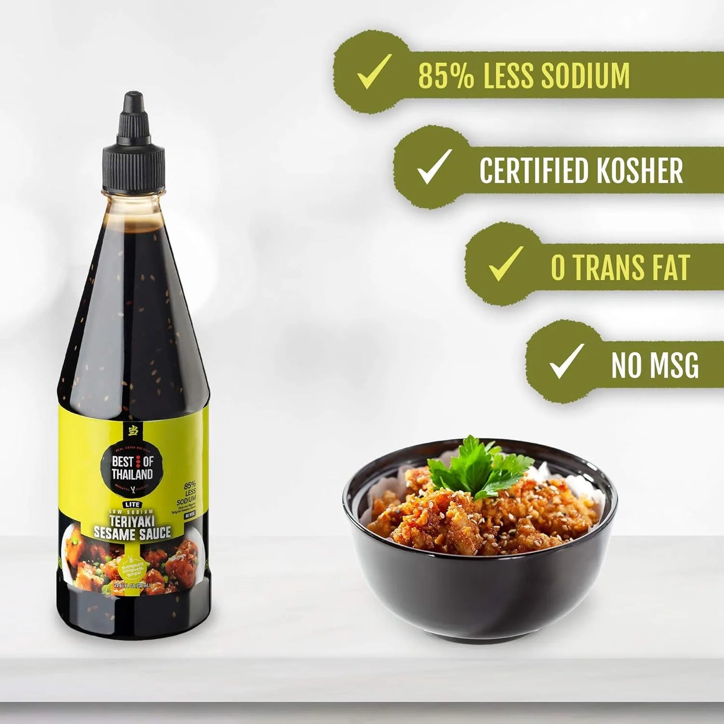 Salsa De Soja Teriyaki Lite 2 Botellas 700 Ml Bajo En Sodio Auténtico Sabor Asiático