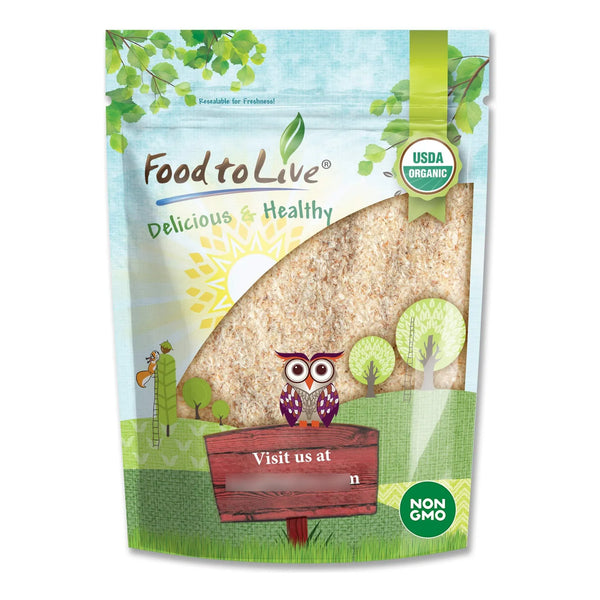 Cáscaras Orgánicas De Psyllium Entero 454 Gramos Fibra Dietética Natural