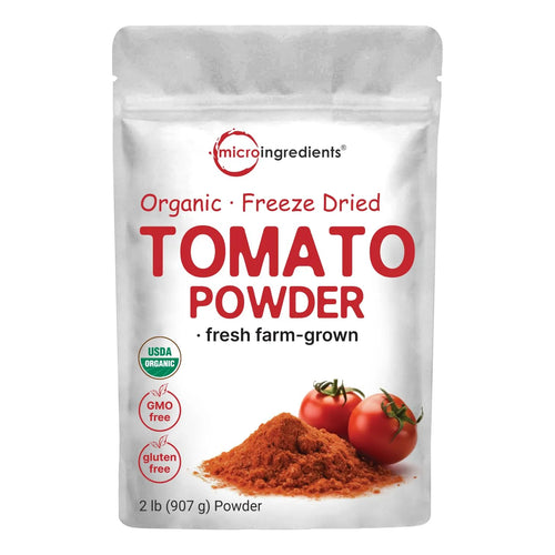 Tomate En Polvo Organico 2 Libras Fresco Liofilizado Sin Gluten Vegano