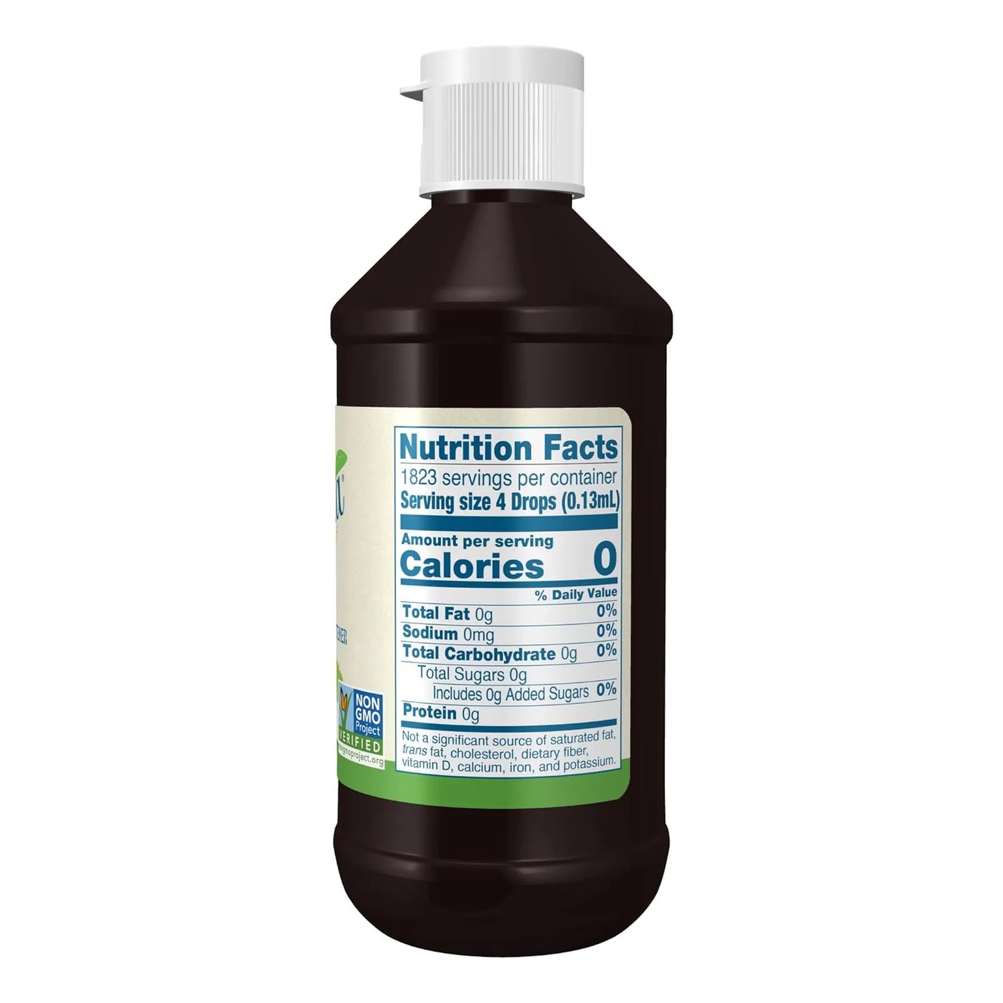 Edulcorante Liquido Organico Betterstevia Cero Calorias 8 Onzas Now Foods