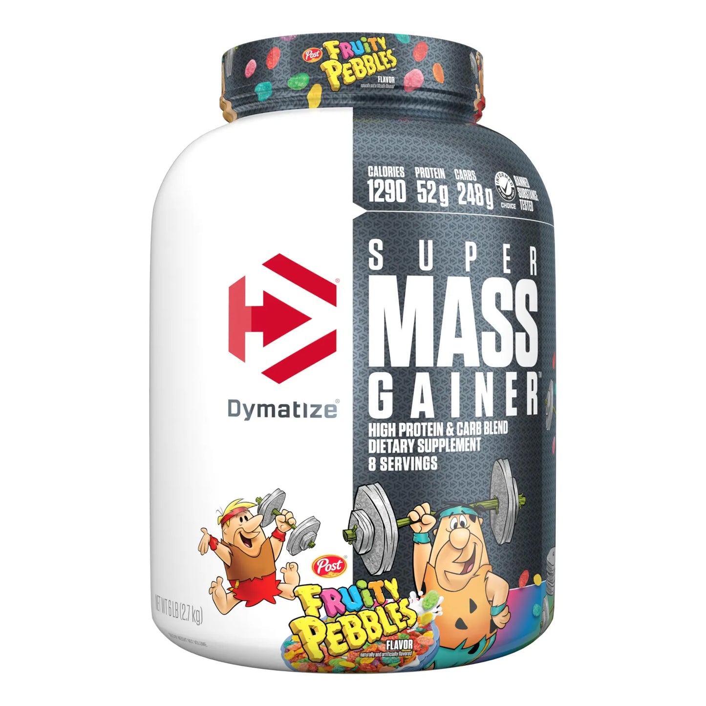 Super Mass Gainer Proteína En Polvo 1290 Calorías 1.83 Kg Sabor Fruity Pebbles
