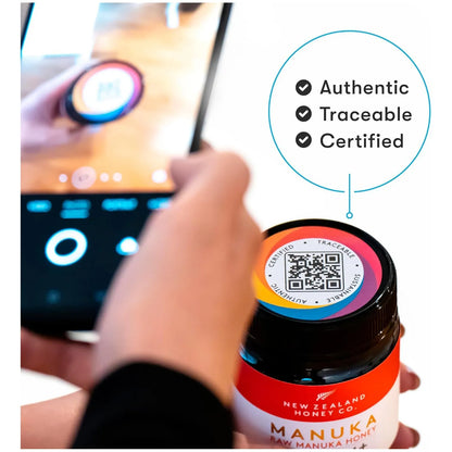 Miel De Manuka Cruda UMF 26 MGO 1282 Certificada 125g New Zealand Honey Co