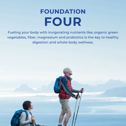 Bebida Four Greens Probióticos Magnesio Sabor Fresa Energía Y Digestión