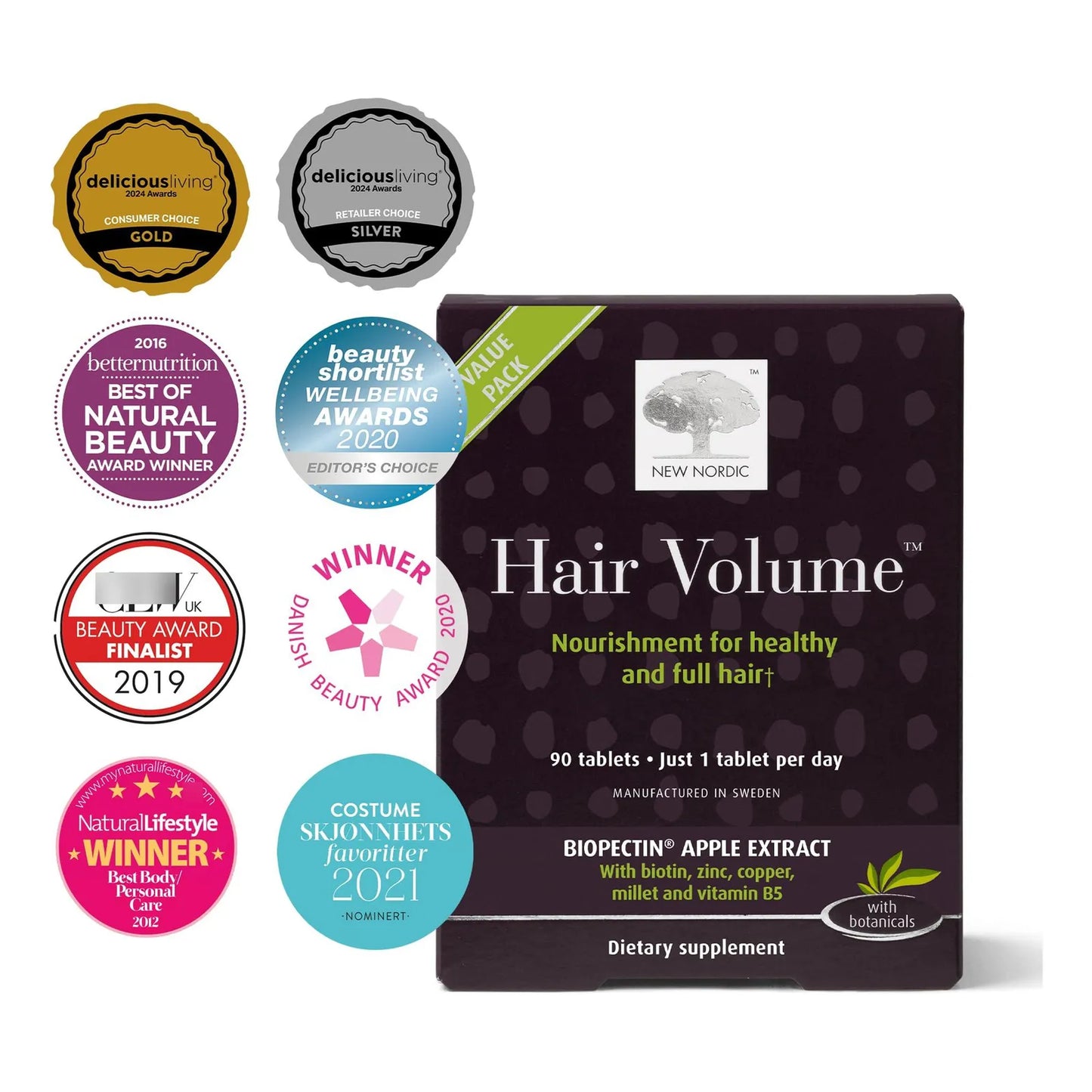 Fortalecedor Capilar Nutritivo 90 Cápsulas Cabello Fuerte Y Sano