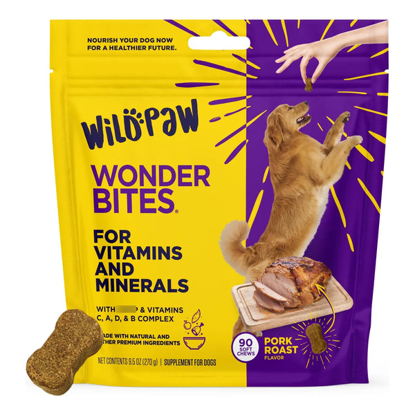 WonderBites Vitaminas Y Minerales Suplemento Probiotico Para Perros Salud Digestiva E Inmunologica