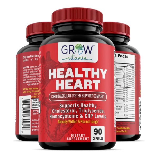 Suplemento Cardiaco Natural 22 Hierbas Vitaminas Salud Cardiovascular Trigliceridos