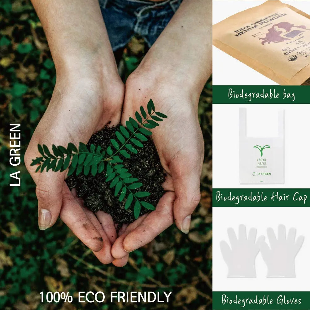 Polvo Índigo Orgánico Usda Color Vibrante Cabello Natural Sin Químicos