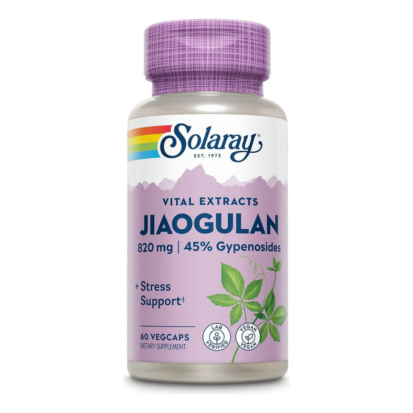 Extracto De Raiz Rizoma Jiaogulan Solaray Antioxidante Anti Estrés Vegano