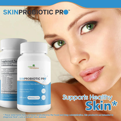 Skin Probiotic Pro Suplemento Para Piel Sana Reduce Imperfecciones 40 Mil Millones Ufc