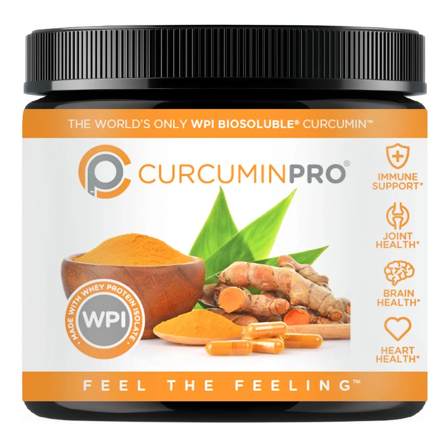 Polvo Orgánico De Curcumina Alta Absorción 90g Suplemento Natural Antioxidante