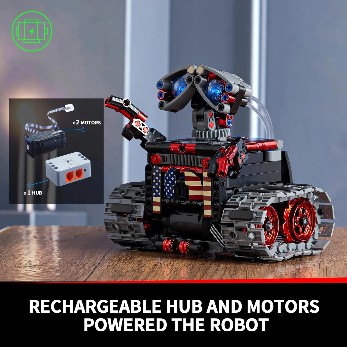 Kit Robot 4 En 1 Programable Con App Luces LED STEM 560 Piezas