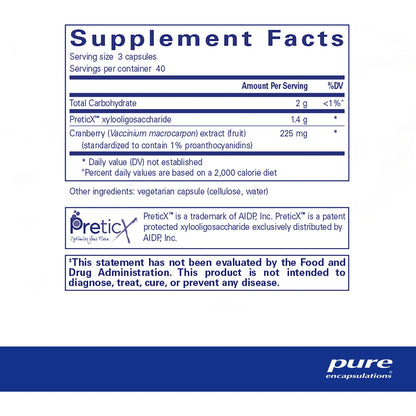 Mezcla Prebiótica Poly Prebiotic 120 Cápsulas Salud Intestinal E Inmunidad