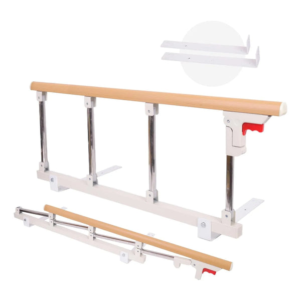 Barandilla De Cama Plegable Para Adultos Mayores Con Mango Seguridad Y Soporte