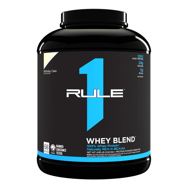 Proteina Whey Blend Pastel De Cumpleanos R1 Rule One 26g Recuperacion Muscular