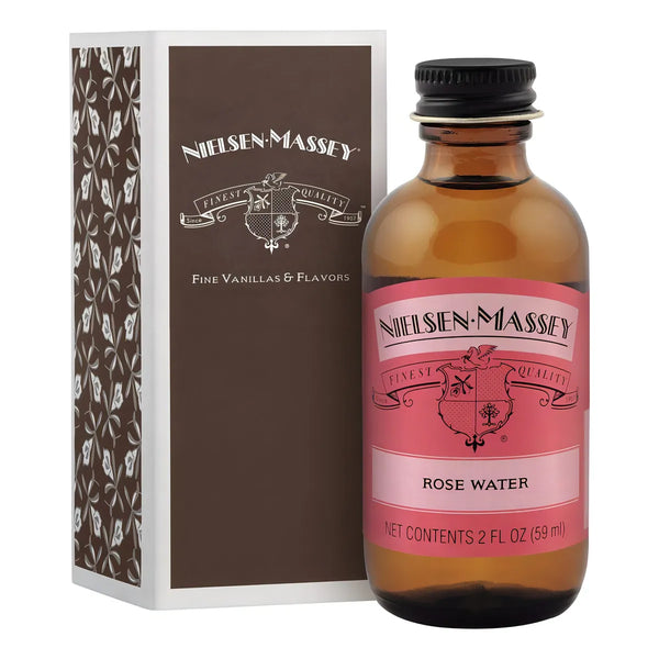 Agua De Rosas Nielsen Massey 60 Ml Para Hornear Y Cocinar Aroma Premium