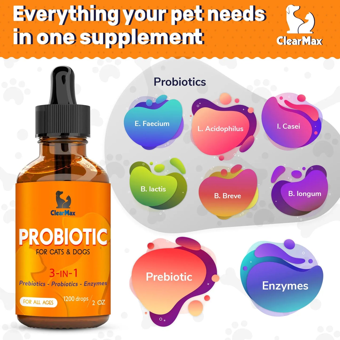 Probióticos Y Enzimas Digestivas Para Perros Y Gatos Mejora La Digestión Y Salud Intestinal