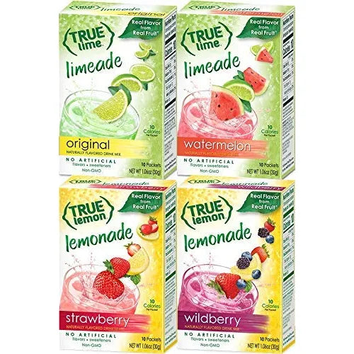 True Citrus Surtido De Mezcla Para Preparar Bebidas Sabores Naturales Y Saludables