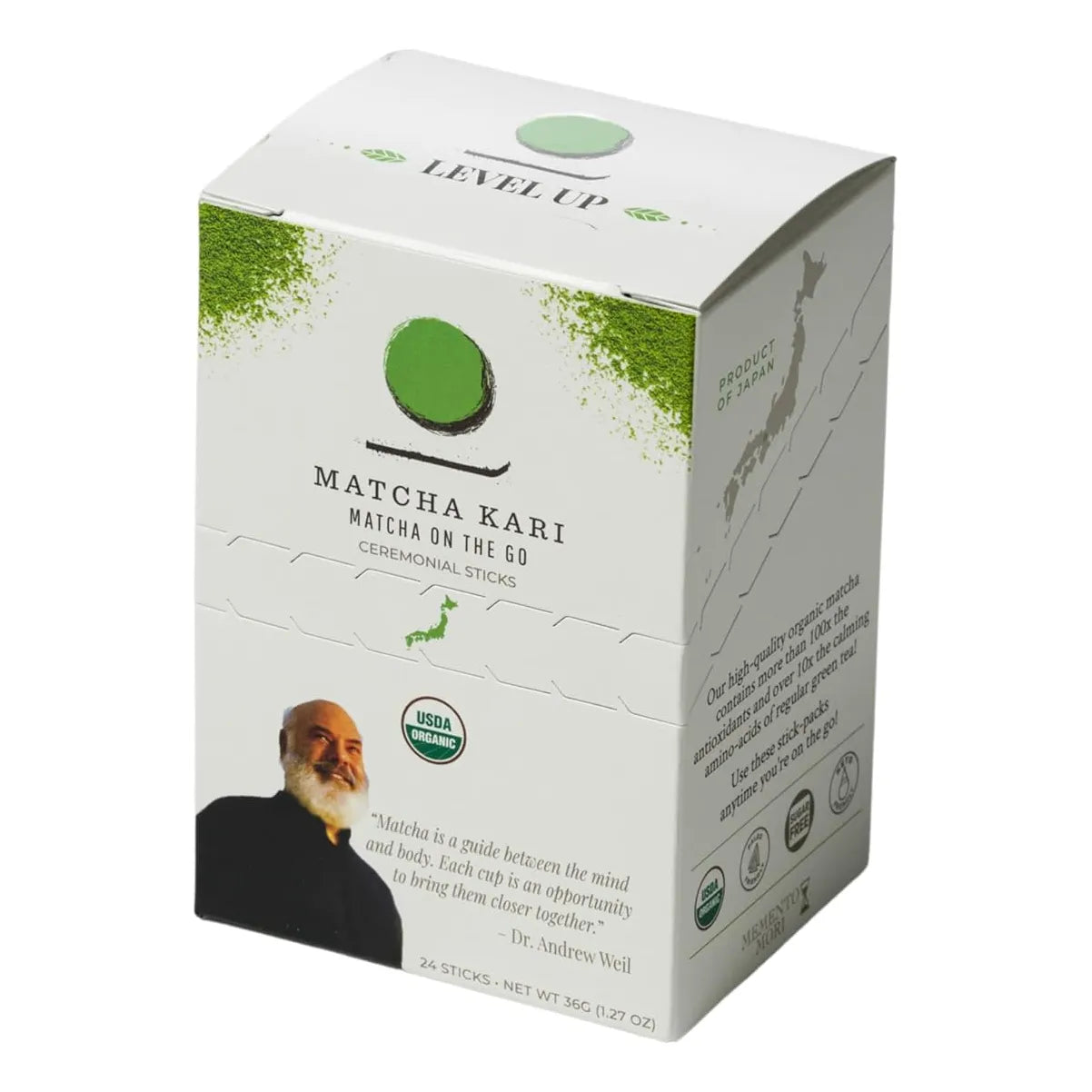 Té Verde Matcha Orgánico Ceremonial En Palitos Dr Weil Matcha Kari 24 Unidades