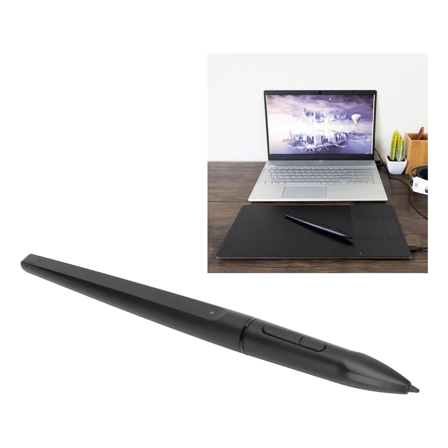 Lápiz Capacitivo PE150 Para Tableta Gráfica 8192 Niveles De Presión