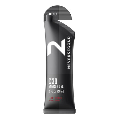 Gel Energético C30 Para Rendimiento E Hidratación Sabor Frutal Pack X12