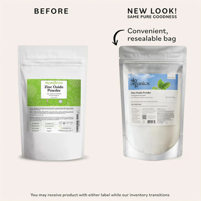 Óxido De Zinc Polvo 450g Grado Cosmético Para Protectores Solares Y Cremas