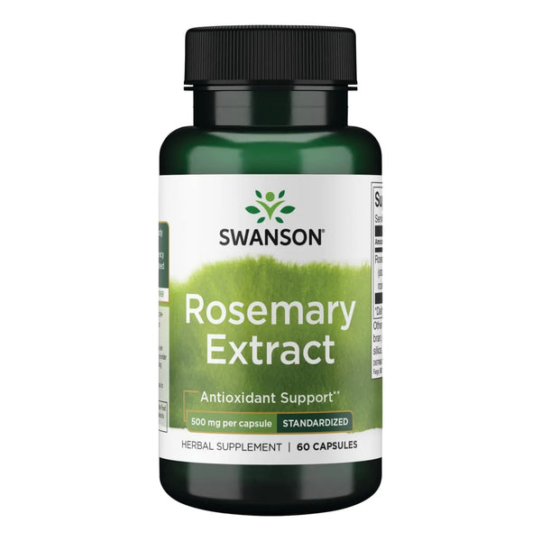 Extracto De Romero 500 Mg 60 Cápsulas Antioxidante Natural Efecto Edificante