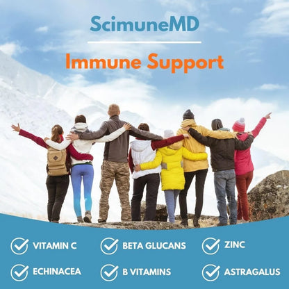 ScimeraMD Scimune Suplemento Inmunologico Zinc Quercetina Equinacea Beta Glucano 30 Capsulas