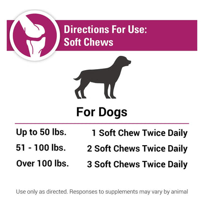 Suplemento Pain Plus Para Perros 120 Masticables Alivia Dolor Articular