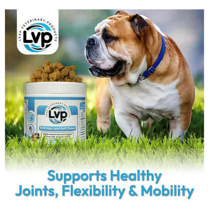 Masticables Suaves De Aceite De Krill Con Glucosamina Para Perros Salud Articular Y Movilidad