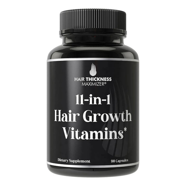 Vitaminas 11 En 1 Para Cabello Biotina 5000 Mcg Crecimiento Y Grosor Vegano